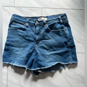 Signature by Levi Strauss Blue Jean Shorts High Rise Size 10
